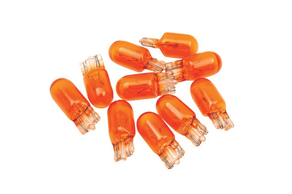 2060-0123 (Drag Specialties Amber Marker Light Wedge Blub)