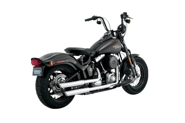 1801-0388 (Vance & Hines 3" Round Twin Slash Slip On)